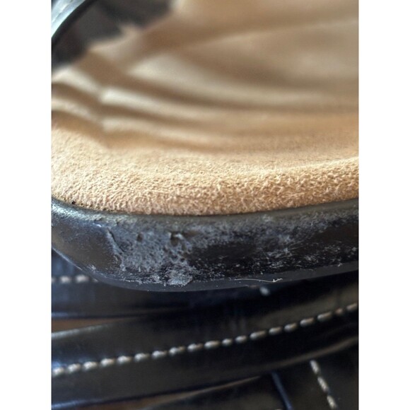 Cole Haan “Kaitlin” Leather Strappy Slide Sandals Nike Air Soles #D12555 Size 8 - Picture 7 of 7